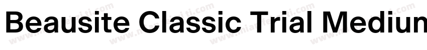 Beausite Classic Trial Medium字体转换